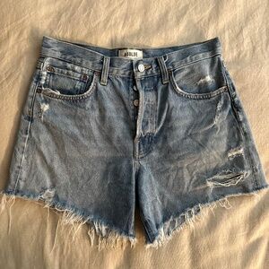 AGOLDE Parker long denim short